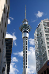 Fototapeta na wymiar Sky Tower, Aukland, New Zealand
