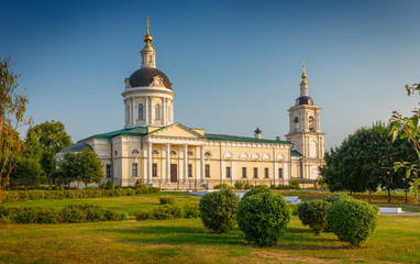 Fototapeta na wymiar Archangel Michael Church, built XVIII century, Kolomna, Russia