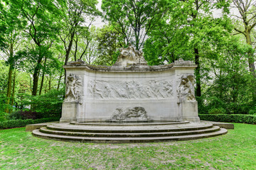 Obraz premium Belgian Pioneers in the Congo Monument