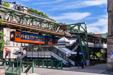 Wuppertaler Schwebebahn; Nordrhein-Westfalen; Deutschland 