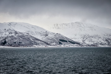 Obraz premium Beautiful scenery of Norwegian Sea