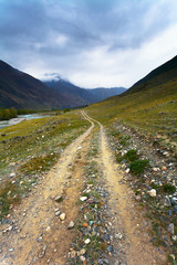 mountain, rural road