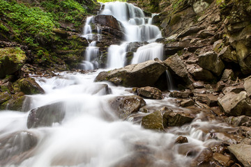 Fototapeta premium Waterfall in mountains