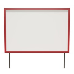 sales point stand 3d illustration