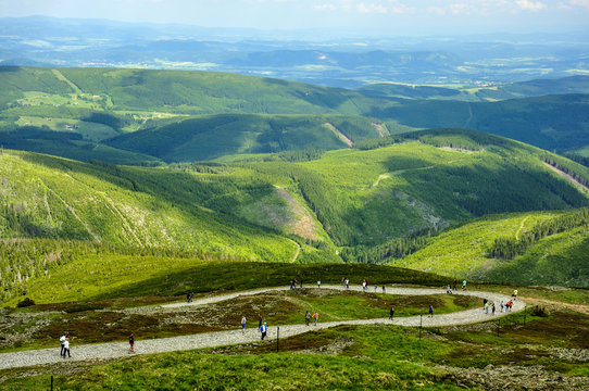 Fototapeta Góry Karkonosze - Czechy