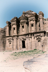 the antique site of petra in jordan the monastery