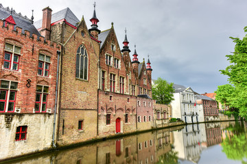 Fototapeta premium Canals of Bruges, Belgium