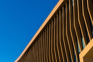 Modern design city apartment building in the city