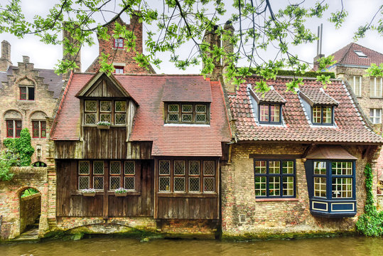 Canals of Bruges, Belgium