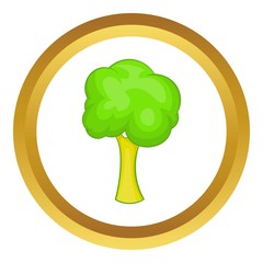 Green tree vector icon