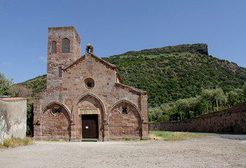 chiesa romanica di San Pietro Extramuros presso Bosa (Oristano, Sardegna)