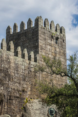 Castle of Guimaraes - medieval castle in the municipality Guimaraes, in the northern region of Portugal. It was built under the orders of Mumadona Dias in the 10th century.
