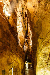 Limestone cave system