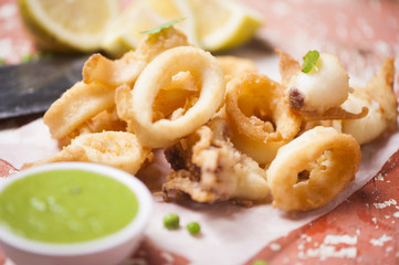fried squid