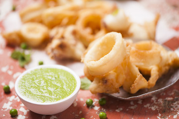 fried squid