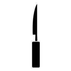 knife icon over white background vector illustration