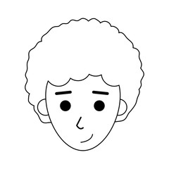 face of happy young man icon image