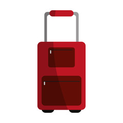 travel suitcase icon image vector illustration design 