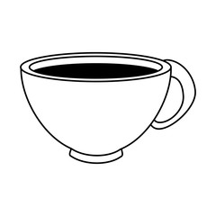 coffee beverage in mug  icon image vector illustration design 