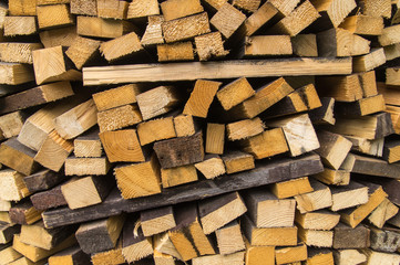 дрова сложные в стог.