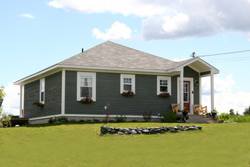 Fototapeta na wymiar Modern Home in Rural Area