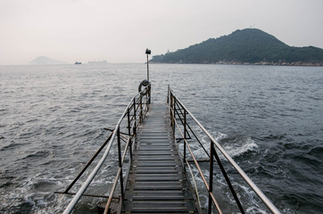 Naklejka premium Seabath in Hong Kong