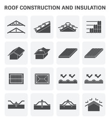 roof construction icon
