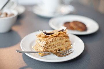 Pastry and custard slice