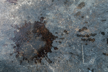 Stain on old cement texture