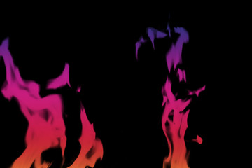 Obraz premium Abstract multicolored Fire flames