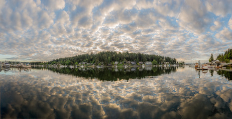 yacht harbor panorama