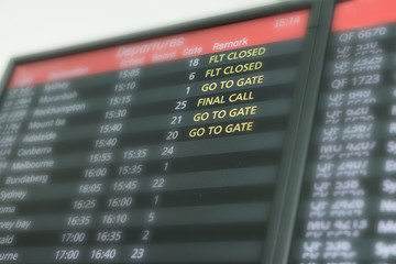Fototapeta premium airport sign