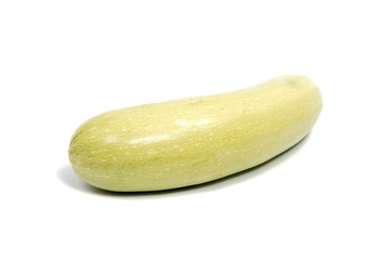 Single squash vegetable marrow zucchini isolated as package design element