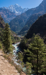 Fototapeta na wymiar Nepalese scenery
