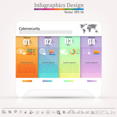 Business graphics data element templates sets, chart , graph , timeline , infographics ,  gradient colors style