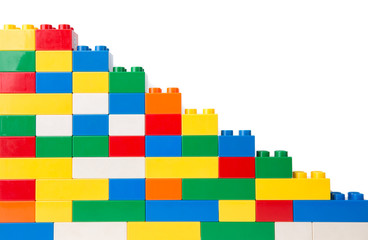 Plastic building blocks