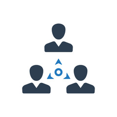 Business Team Connection Icon