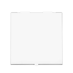 White Blank Cardboard Pizza Box for Your Design. 3d Rendering