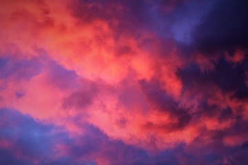 An Image of a red sky