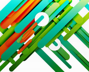 Cut 3d paper color straight lines abstract background