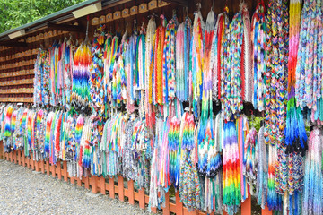 Fototapeta premium 伏見稲荷の折り鶴