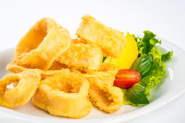 Squid fried