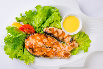Grilled fish