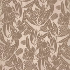 Graphic jojoba pattern