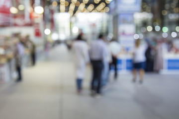 Abstract blur beautiful luxury shopping mall and retails store interior for background 