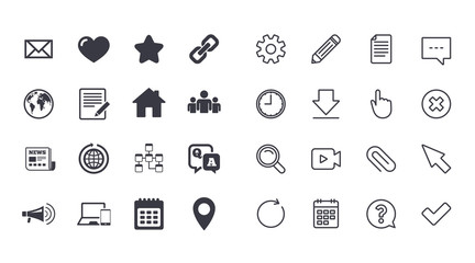 Set of Communication, Conference and Information.