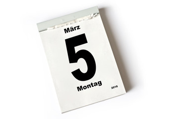 5. März 2018