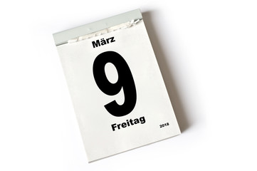 9. März 2018
