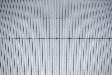 Metal sheet roof, horizontal