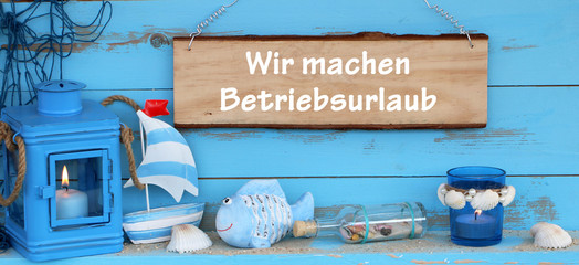 Bilder und Videos suchen: betriebsurlaub